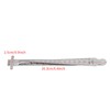 MUNEFE Stainless Steel Welding Taper Gauge, Depth Ruler Hole Inspection,