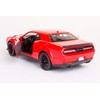 2018 Dodge Challenger SRT Hellcat Widebody Red 1/24 Diecast Model