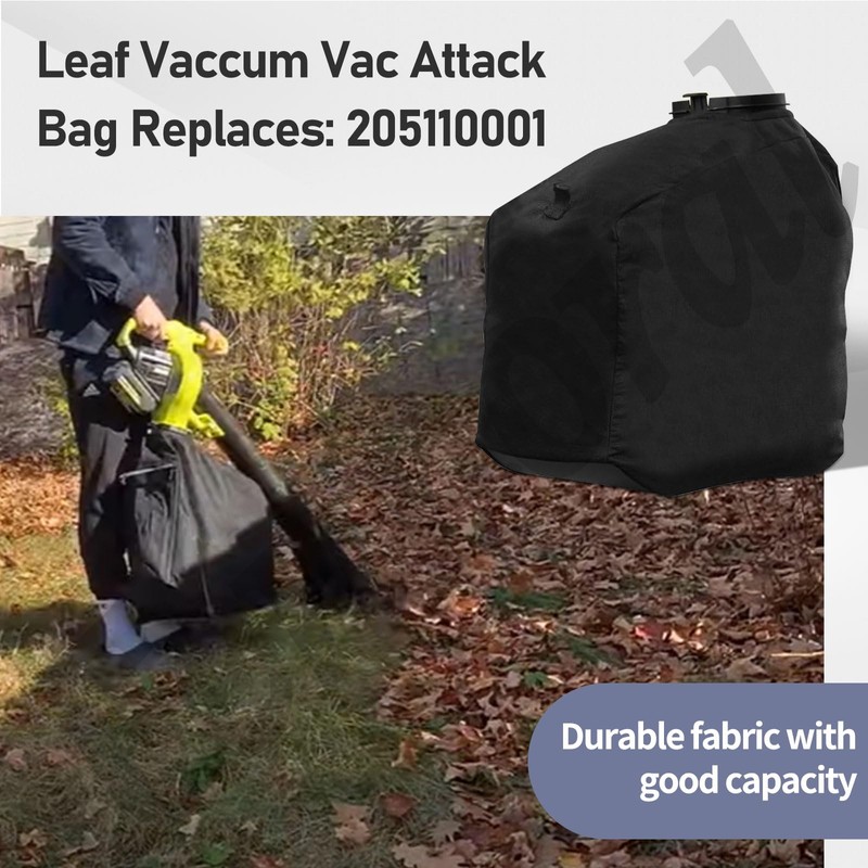 205110001 Leaf Vaccum Vac Attack Bag Compatible with Ryobi 40V