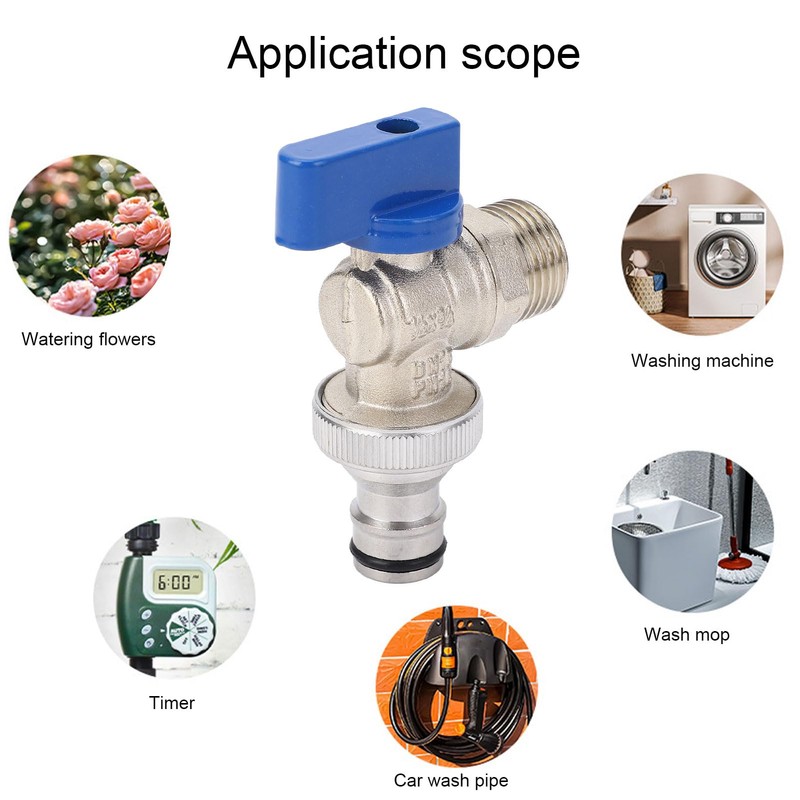 ANKROYU Brass Angle Stop Valve, G1 / 2 in Male