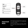 Keylessbest Key Fob Remote Replacement for 2016 2017 2018 Mazda