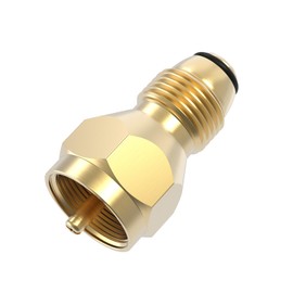 PalpitateC F276172 Replacement for Propane Tank Refill Adapter, fit for Fuel Keg 1lb Refillable Propane Tank Kit, 100% Brass