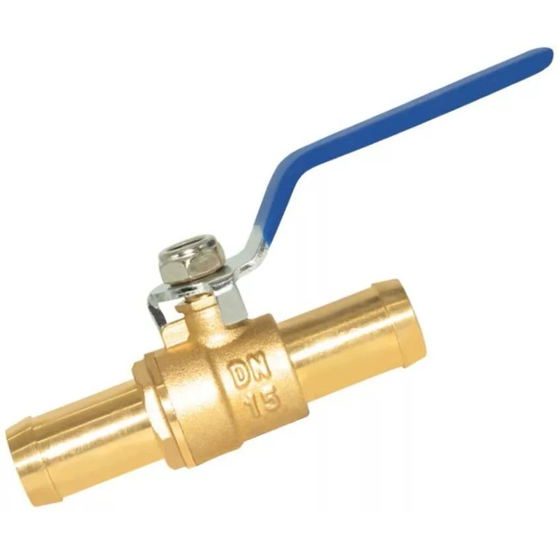 Hardwareeeer 3/4" Brass Hose Barb Ball Valve Pipe Tubing Fitting