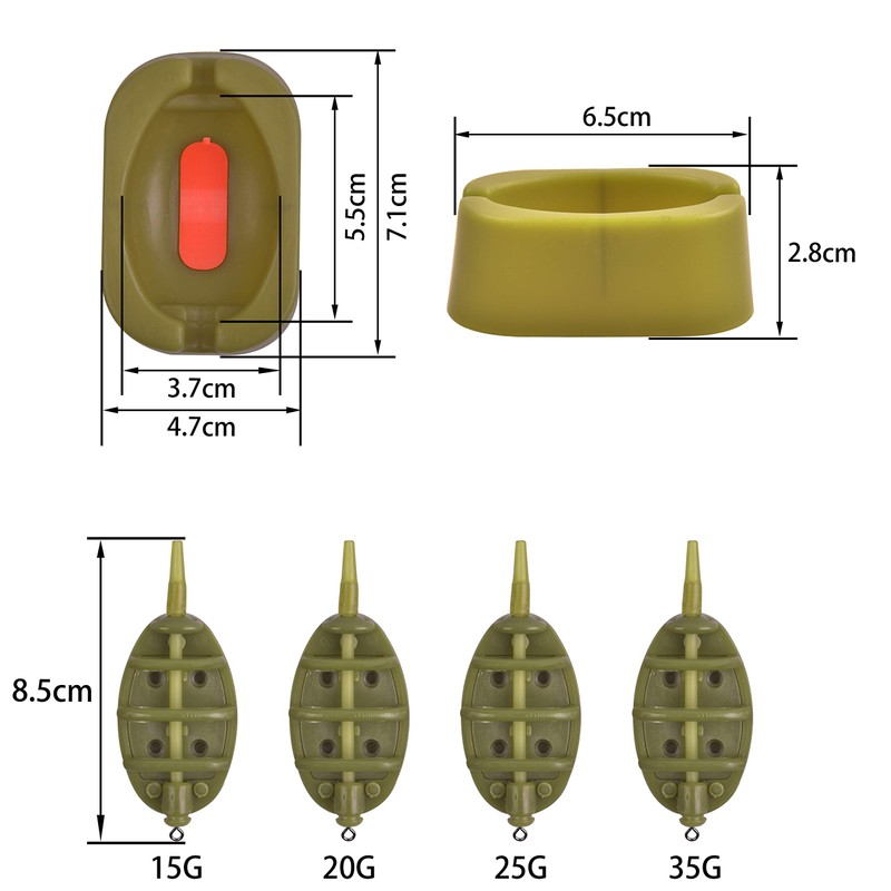 Method Feeders Carp Fishing Equipment Quick Release Carp Fishing Feeder