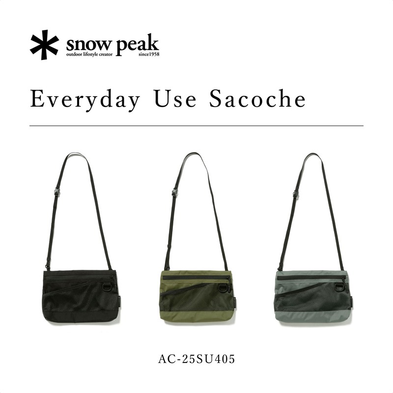 Snow Peak Everyday Use Sacoche 2L Handbag AC-25SU405