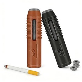 Handmade Silicone Portable Ashtray, Outdoor Car Home Office Ashtray with 5.2mm 6.8mm 7.8mm Holders