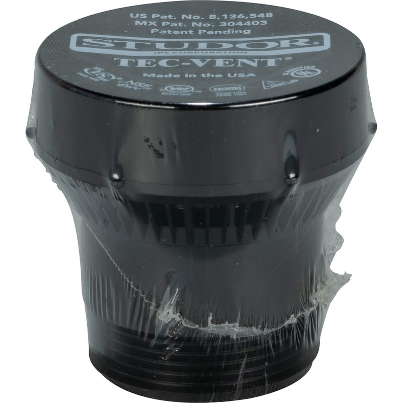 Studor 20344 Tec-Vent Commercial Air Admittance Valve, 1-1/2-Inch Connection