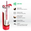 asobu Aqualina Stainless Steel Insulated Water Bottle with Interchangeable Hot