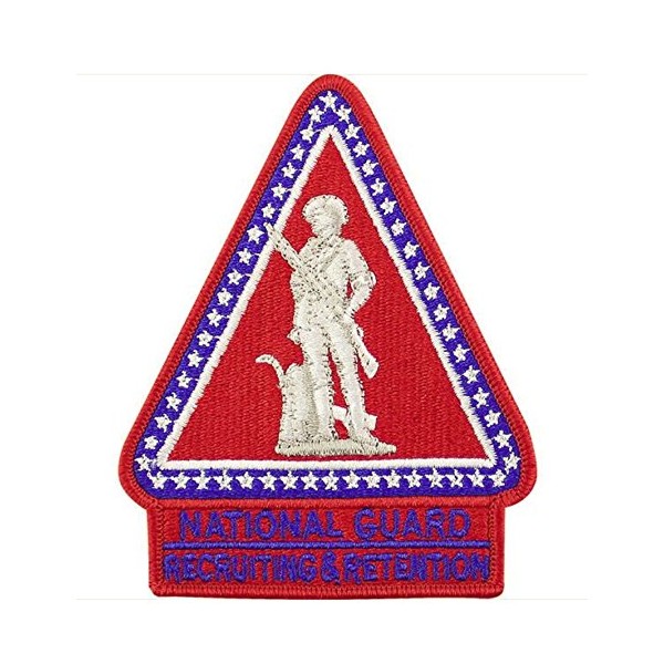Army Patch: National Guard Recruiting and Retention - color
