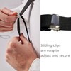 2 Clips Men's Suspenders X-Back Clip-On Elastic Braces for Formal