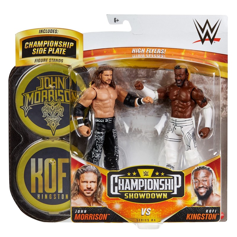 WWE John Morrison vs Kofi Kingston Championship Showdown 2-Pack 6-in