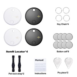 S8 Global GPS Portable Location Tracker - 365 Days Long Battery Life, Worldwide Coverage, for Pets, Cars, Packages, Valuables and People Device Mini - Color: S8-GPS-4
