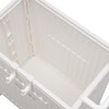 ACNAO Storage Box with Universal Wheels, Collapsible Removable Storage Organizer