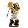 Italian Chef Baker Holding Bread Cork Screw Bottle Opener and