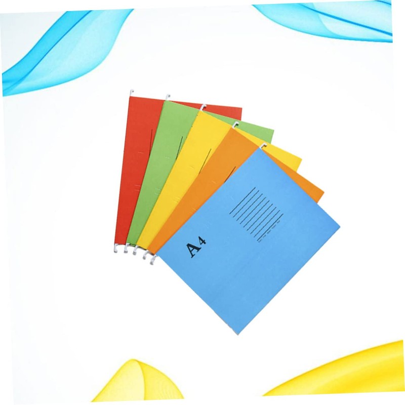 Operitacx Document Organizer 5 Pcs A4 Hanging Folders Office Supplies