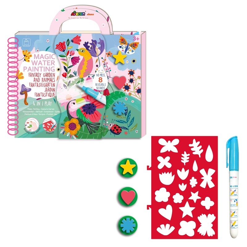 Avenir Water Coloring Magic Painting Book for Toddlers 4 in
