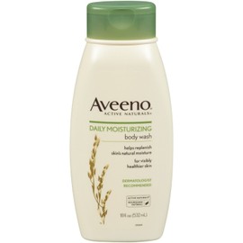 AVEENO Active Naturals Daily Moisturizing Body Wash 18 oz (Pack of 10)