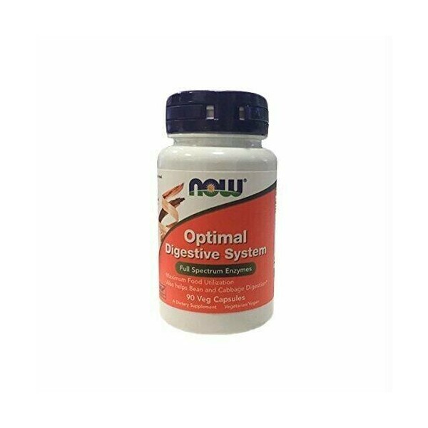 NOW Supplements, Optimal Digestive System, Full Spectrum Enzymes, 90 Veg Caps...