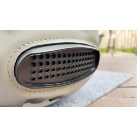 Montana Grilling Gear Synthetic Leather Vinyl Ventilated Propane Tank Cover for 20lb Tank - 10 Year Warranty - Durable, Weatherproof, Water Resistant Material - 12.5" X 18" - GVT-22LB