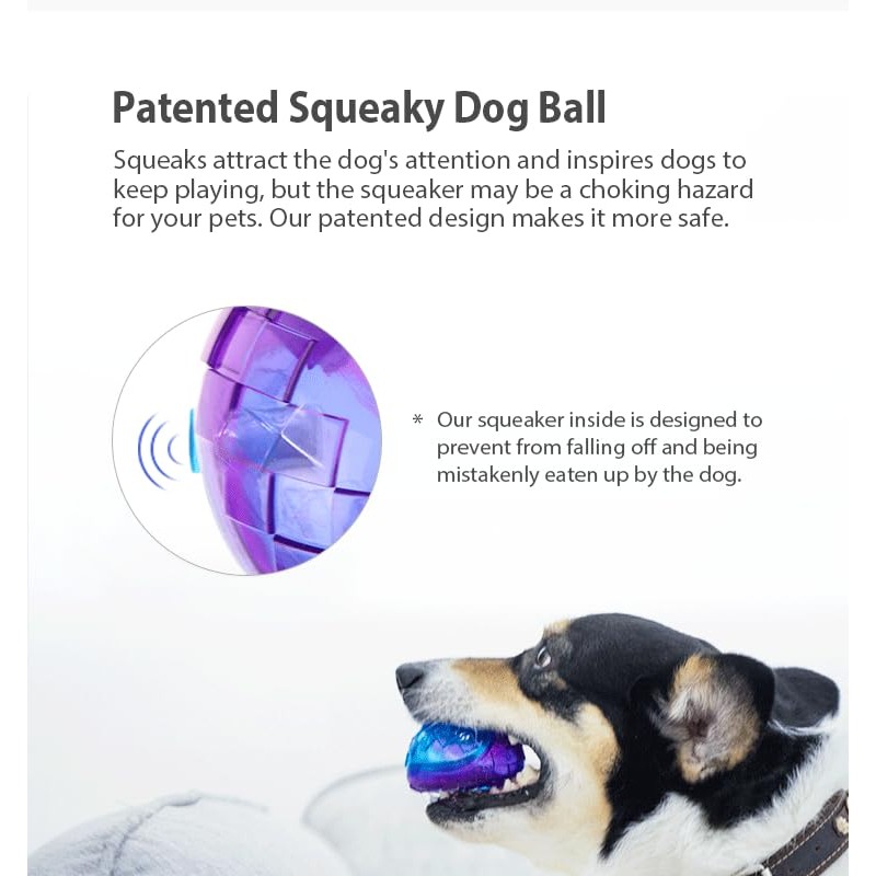 Gigwi Squeaker Ball Dog Toy, Small