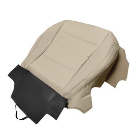 UINIEBOOM Driver Bottom Perforated Leather Seat Cover, Replacement Tan Driver Side Seat Cover Compatible with Subaru Outback Legacy 2015-2019