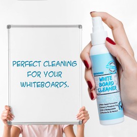 gommax Dry Erase Board Cleaner Spray with Microfiber Cloth, 4 fl oz Whiteboard Cleaning Spray Liquid for Shadowing and Marks (1)