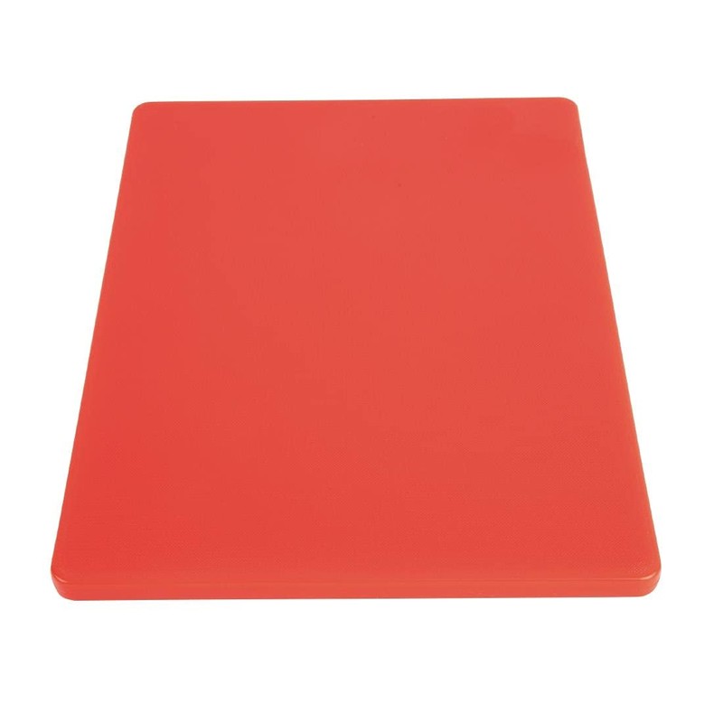 Hygiplas Small Low Density Red Chopping Board for Raw Meat