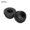 sourcing map 20Pcs Snap Rubber Grommet Plug Mount Dia 8mm