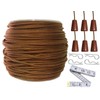 Y-Axis Roll of 60 Yards 2.0mm Light Brown (Bronze) Braided