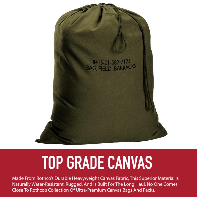 Rothco 26710: Canvas Barracks Bag