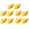 10Pcs Male Plug Connector XT60E1-M Mountable Brass Gold Plated Heat