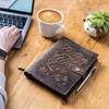 moonster Leather Journal Refillable Notebook – Vintage Handmade Leather Bound