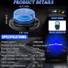 OPL5 Remote Control Beacon Light, Rechargeable Wireless Blue Flashing Lights