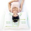 Sleep Yoga Dual Position Neck Design, Hypoallergenic, Ergonomically Designed Cervical