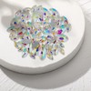 SUPERFINDINGS 85pcs 3 Styles Horse Eye Crystal Glass Rhinestones Sewing