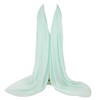 Cyzlann Women's Scarves 100% Silk Long Lightweight Scarfs for women(pure