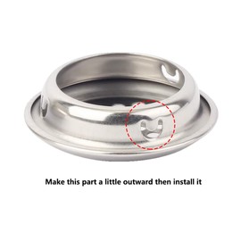 35mm Flat Circular Air Vent Covers Stainless Steel Mesh Hole for Cabinet Bathroom Office Kitchen Ventilation 20 Pieces