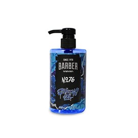 BARBER MARMARA Shaving Gel Men No.76 - Men's Shaving Gel Transparent 500 ml - Shaving Gel Men - for a Precise Shaving of Beard Contours - Optimal Gliding - Cools the Skin - with Pump Dispenser
