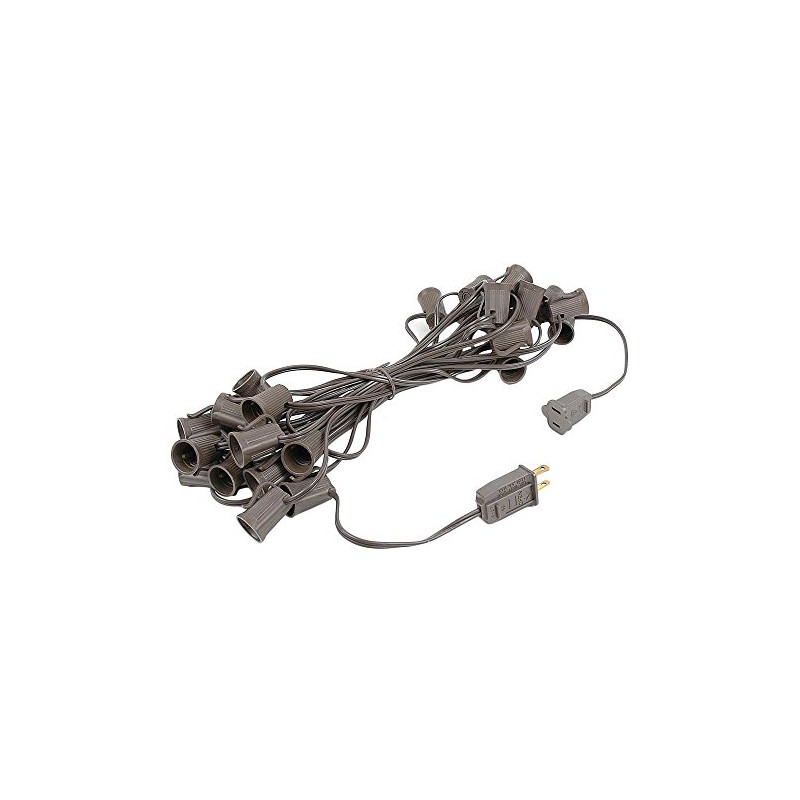 Novelty Lights 25 Foot String Light Set - Indoor/Outdoor Stringer