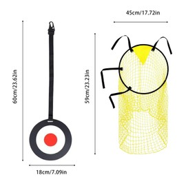 3pcs Top Bins Football Targets with Goal Net, Portable Football Training Equipment with Adjustable Straps, Soccer Shooting Accuracy Trainer for Free Kicks and Penalty Practice