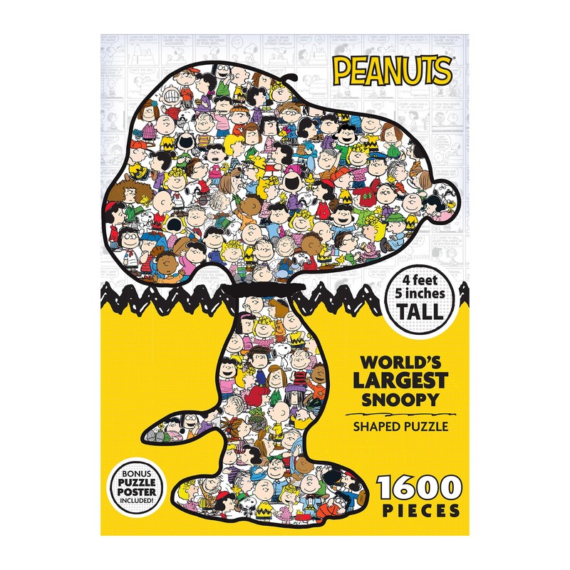 RoseArt - Peanuts Charlie Brown - World Largest Shaped Puzzle