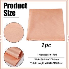 GORGECRAFT 100 x 110 cm EMF Protective Fabric Faraday Fabric Polyester EMI RF and RFID Shielding Copper Fabric Faraday Cage Protection DIY Housing Wireless Shielding for WiFi Cells RFID Protection