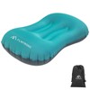 flintronic Inflatable Camping Pillow, TPU Ultralight Inflatable Cushion for Beach,