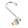 Foot Pedal Faucet Stainless Steel G1/2 Thread Wall Mounted Knee