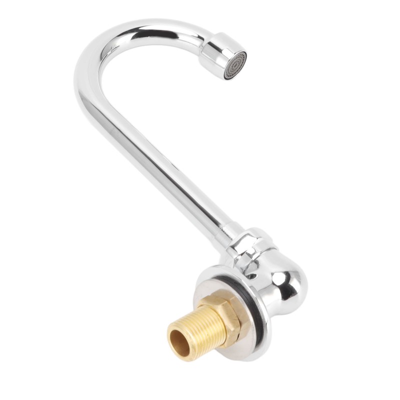 Foot Pedal Faucet Stainless Steel G1/2 Thread Wall Mounted Knee