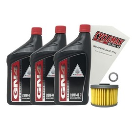 Cyclemax Oil Change Kit compatible with 2000-2006 Honda TRX 350 TRX350 Rancher ATV OE