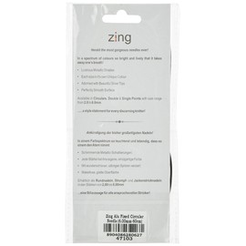 KnitPro Zing: Fixed Circular Knitting Pins: 60cm x 6.00mm, 6mm