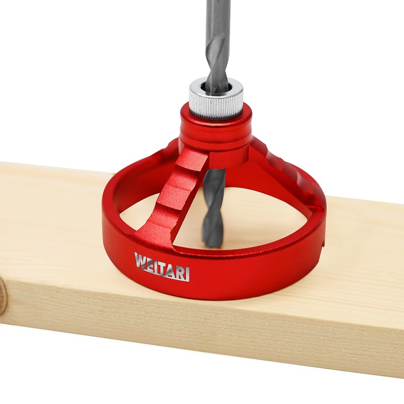 WEITARI Drill Press Guide Jig,6/7/8/9/10mm Drill Bushings Vertical Hole Woodworking