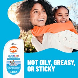 Off! Insect Repellent Lotion for Adults & Kids, Fragrance-Free Bug Repellent for Everyday Protection from Mosquitoes and Ticks, 3.8 oz