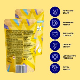 Star Candies Vanilla Freeze Dried Ice Cream Sandwich | No Melting Freeze Dried Candy | Crunchy & Delicious Camping Food | Premium Astronaut Ice Cream Sandwich | Space and Astronaut Snack | 2 count